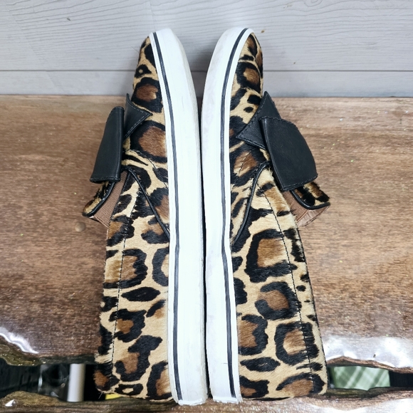 Kate Spade Leopard Calfhair Slip Ons - Picture 5 of 10